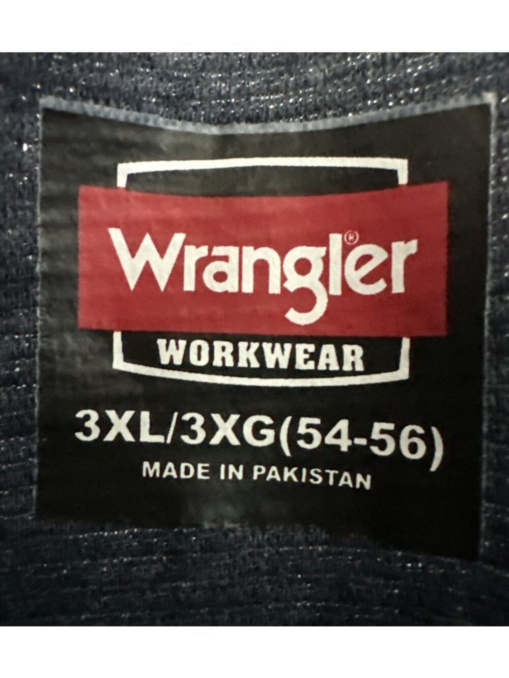 NWT Wrangler Workwear Mens 3XL Relaxed Fit Henley Work Pocket - Picture 3 of 4
